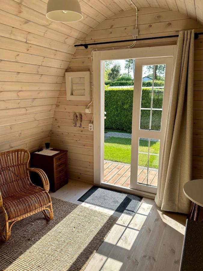Lodge, Een Super Knus Tiny House, Nabij Vaarwater En Haven! Belt-Schutsloot Exterior foto