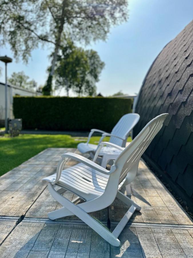 Lodge, Een Super Knus Tiny House, Nabij Vaarwater En Haven! Belt-Schutsloot Exterior foto